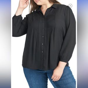 BLACK LONG SLEEVE BLOUSE (new with tags) 🖤